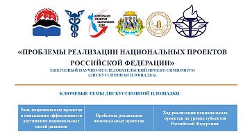 ДВФ ВАВТ - «Проблемы реализации национальных проектов Российской Федерации»